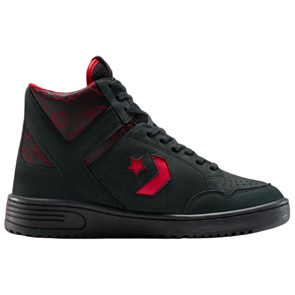 Кеды Converse x Naruto WEAPON Itachi Удобные и легкие износостойкие мид-топ кеды мужские черные - изображение 2