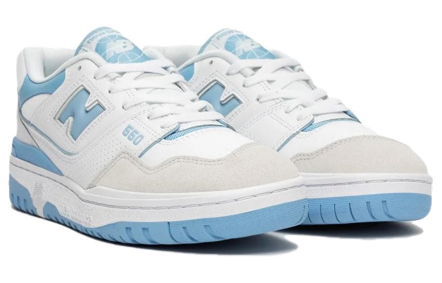 Ретро баскетбольные кроссовки New Balance 550 Blue White - изображение 3