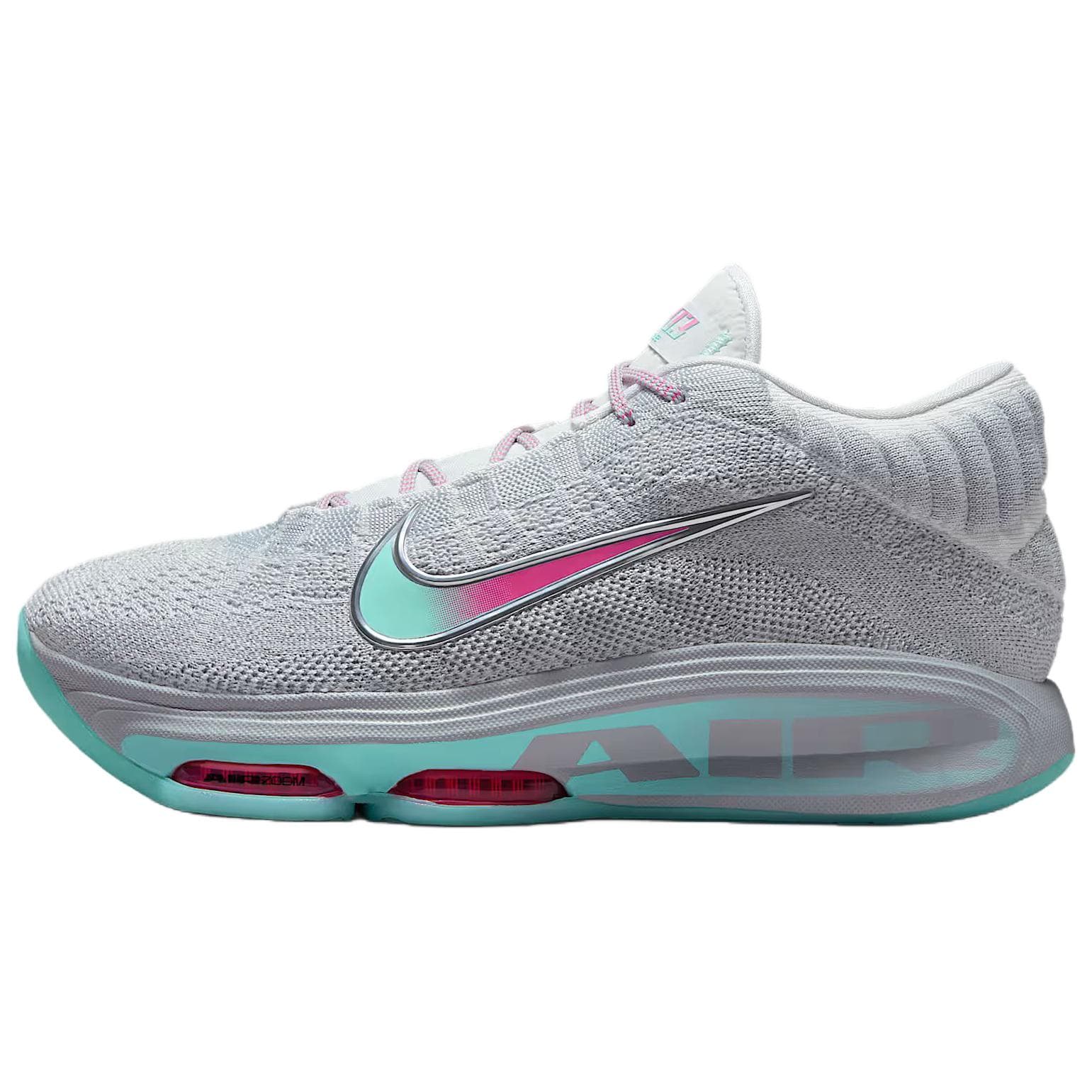Кроссовки для баскетбола Nike GT Hustle 3 Low Баскетбольные кроссовки Унисекс Серый Синий - изображение 1