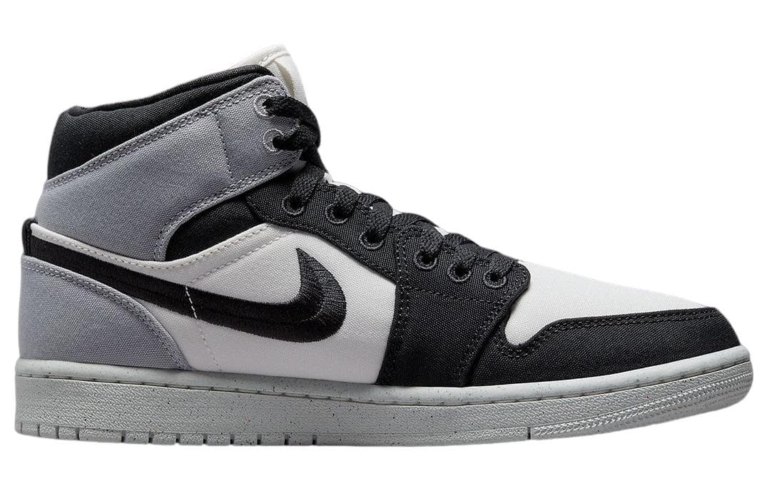 Ретро баскетбольные кроссовки Jordan Air Jordan 1 Mid SE "Canvas" - изображение 2