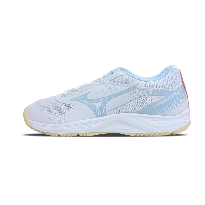 Кроссовки для спортзала Mizuno CYCLONE SPEED 5 Устойчивые к истиранию Низкие Тренировочные Кроссовки Женские Белые - изображение 1