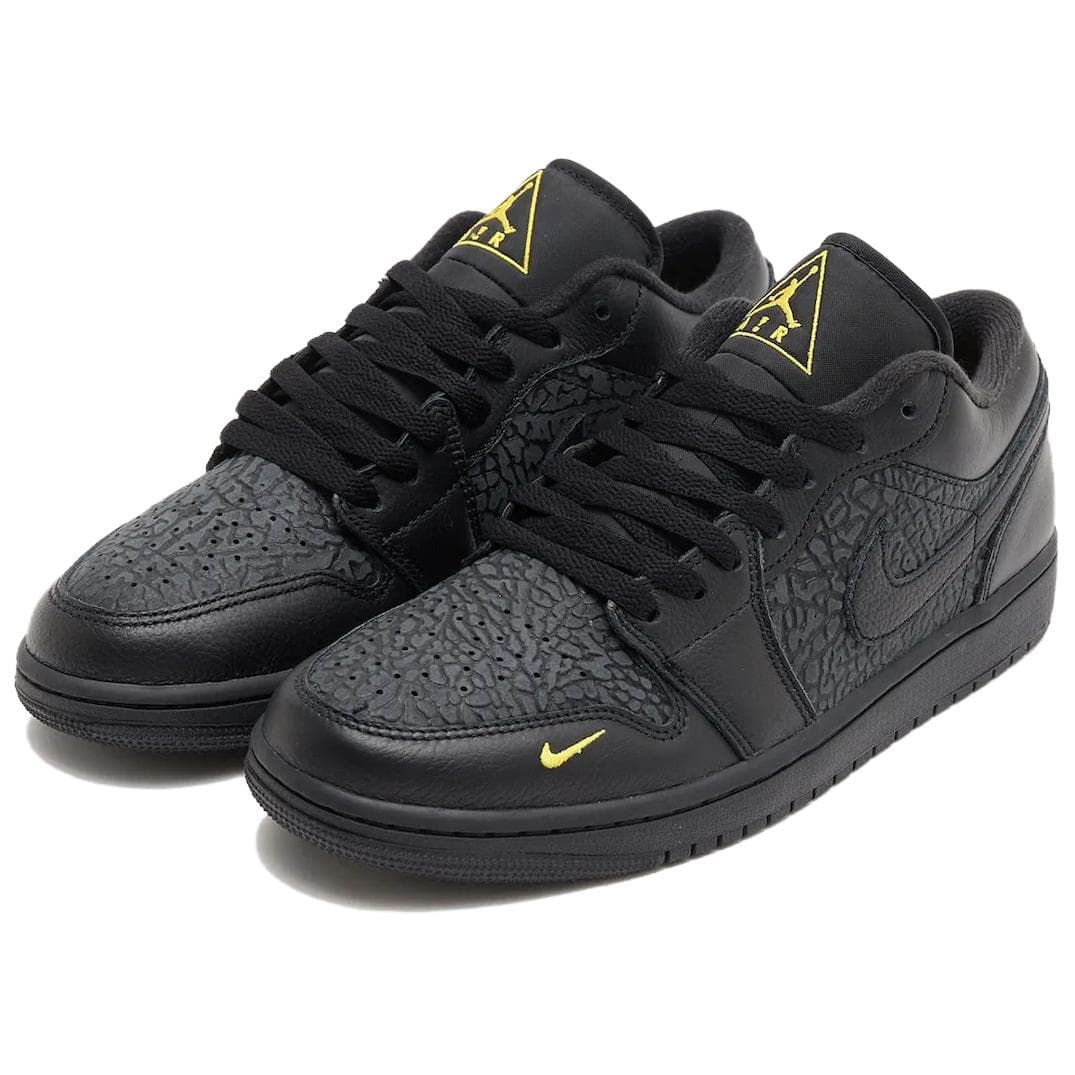 Ретро баскетбольные кроссовки Jordan Air Jordan 1 Low Топ Винтажные Баскетбольные Кроссовки Мужские Черные - изображение 2