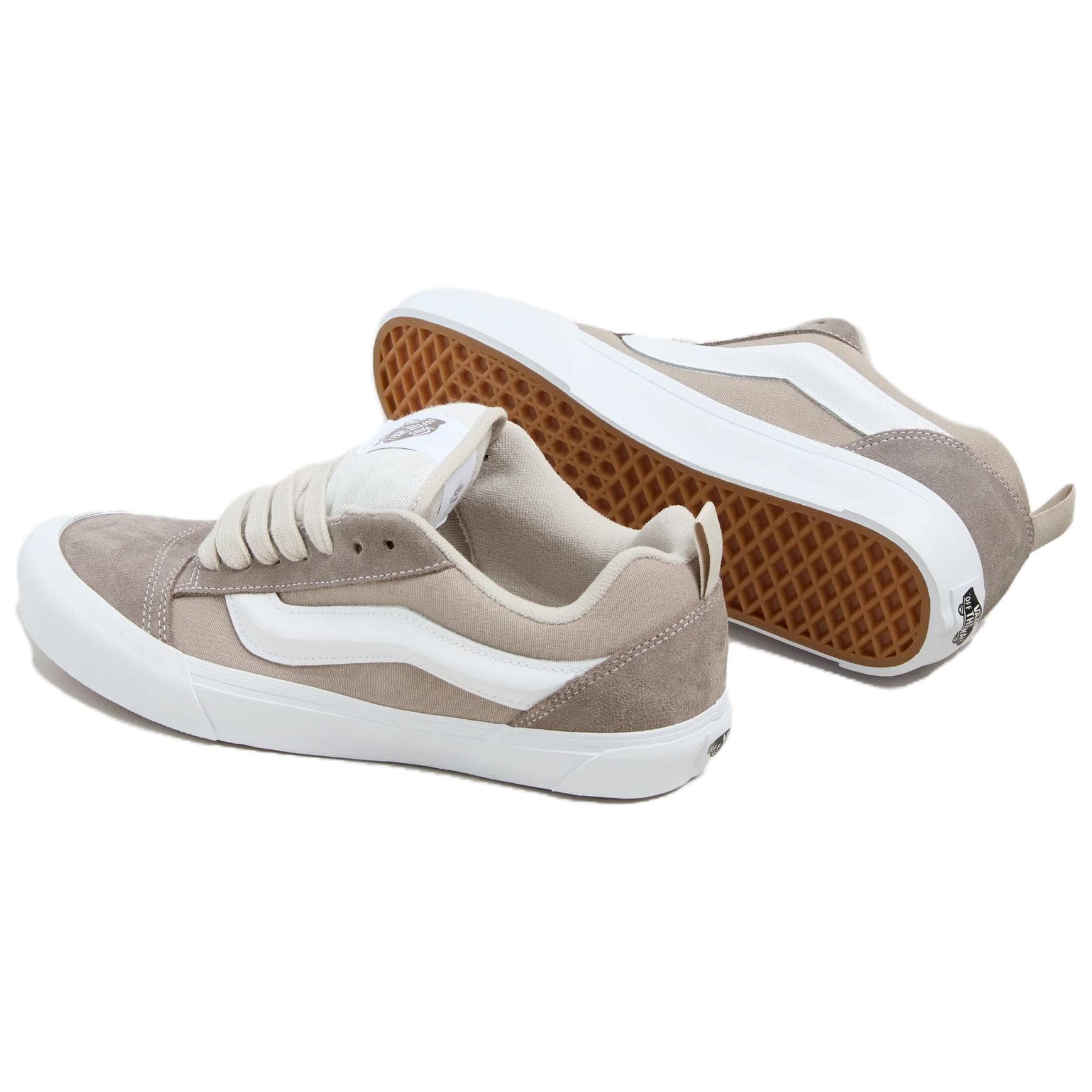 Кроссовки Vans Knu Skool Устойчивая к истиранию низкая обувь для скейтбординга унисекс серая - изображение 3