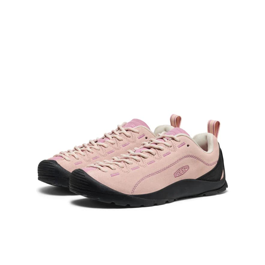 Кроссовки Keen Jasper Кожа Устойчивая к истиранию Дышащая Низкие Кеды для Альпинизма и Треккинга Женские Светло-розовые - изображение 4