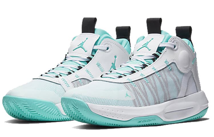 Кроссовки для баскетбола Air Jordan Jumpman 2020 PF Mint Green - изображение 3