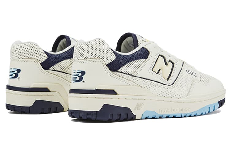 Ретро баскетбольные кроссовки Rich Paul x New Balance 550 Off White - изображение 4