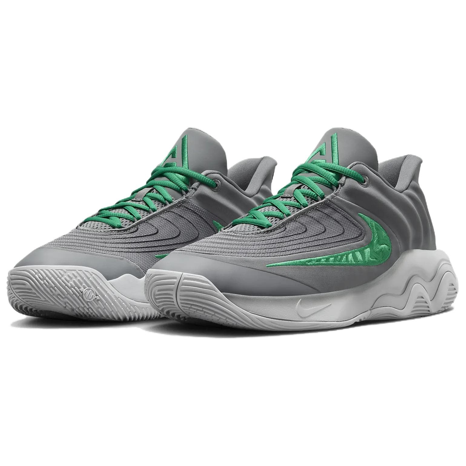 Кроссовки для баскетбола Nike Giannis Immortality противоскользящие устойчивые к истиранию низкие баскетбольные кроссовки мужские серые - изображение 3