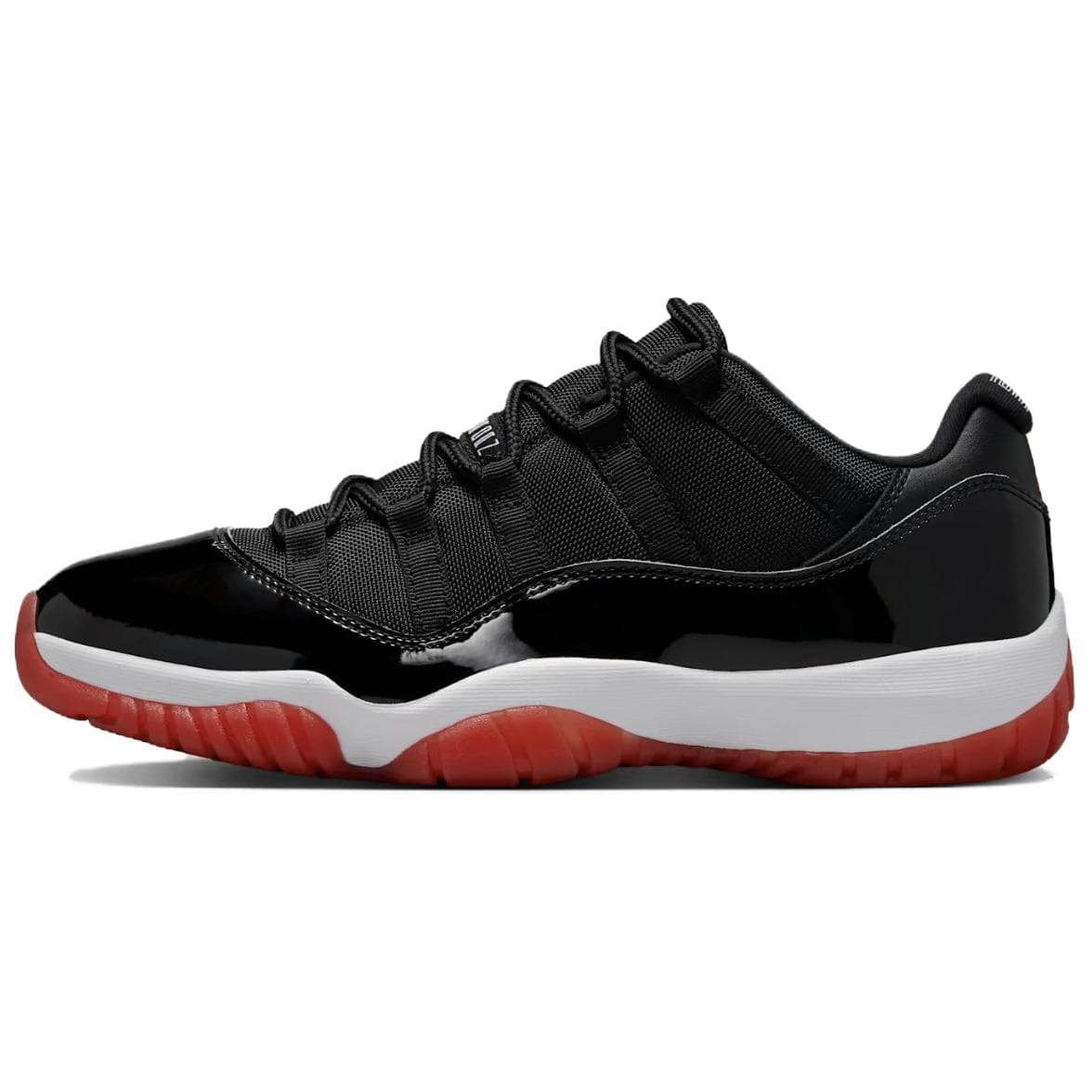 Ретро баскетбольные кроссовки Air Jordan 11 Low "Bred" - изображение 1