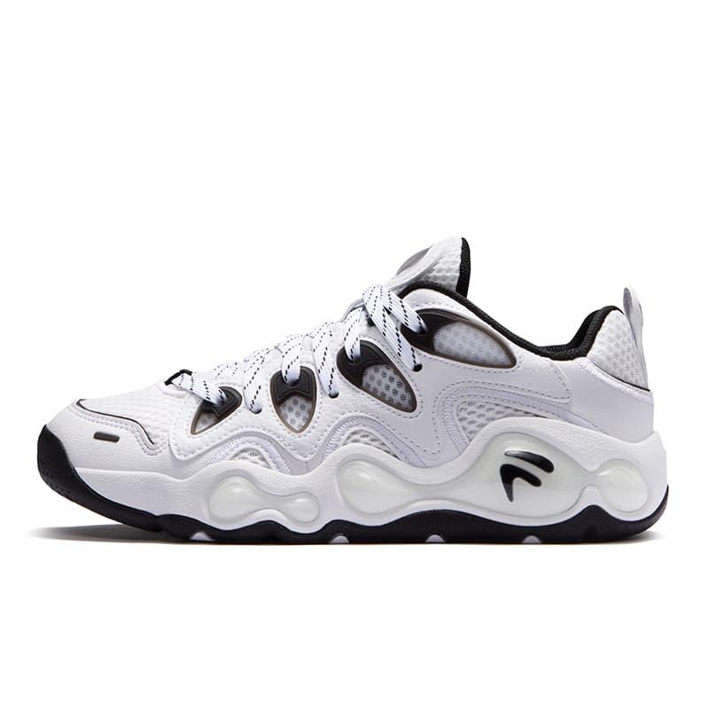 Ретро баскетбольные кроссовки FILA FUSION VERTICAL Crack Shoes Текстиль Синтетическая кожа Модный тренд Низкие кеды Ретро баскетбольные кроссовки - изображение 1