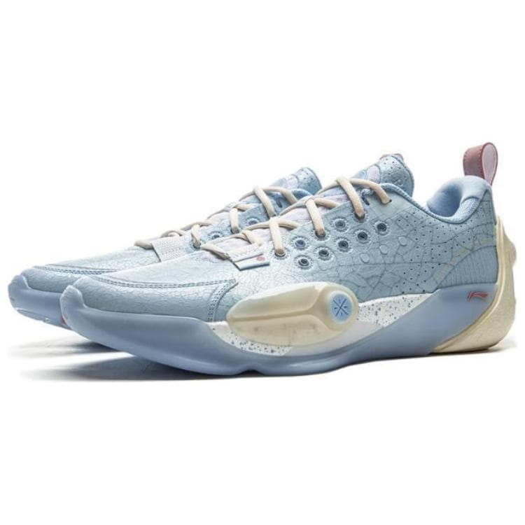 Кроссовки для баскетбола Li-Ning Way Of Wade All City 13 Ледяной Синий Технология BOOM Лоу-топы Баскетбольные Кроссовки Мужской Синий - изображение 3