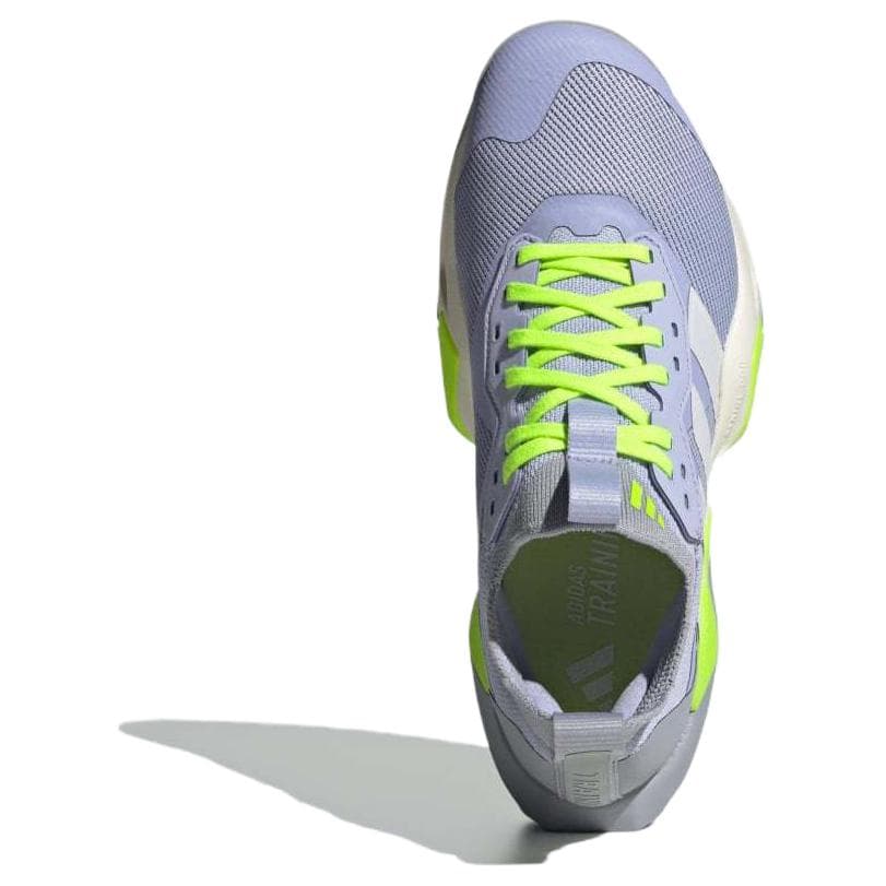 Кроссовки для спортзала Adidas Rapidmove Adv 2 Амортизация Дышащие Низкие Кроссовки для тренировок Женские Фиолетово-зеленые - изображение 3