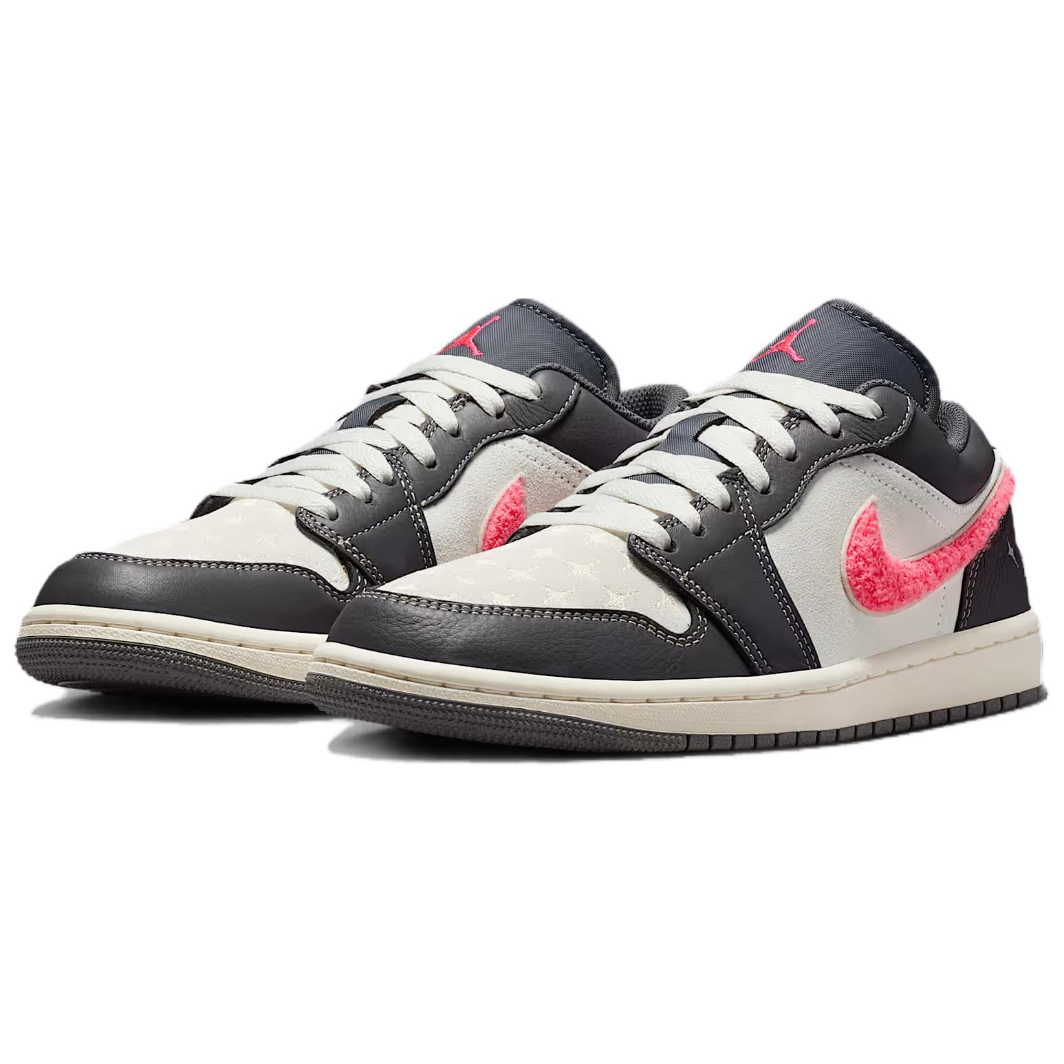 Ретро баскетбольные кроссовки Jordan Air Jordan 1 Low Топ Ретро Баскетбольные Кроссовки Женские Серые - изображение 3