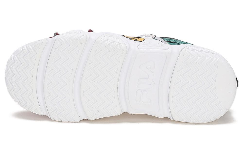 Ретро баскетбольные кроссовки FILA Fusion Retro Basketball Shoes White Red - изображение 5