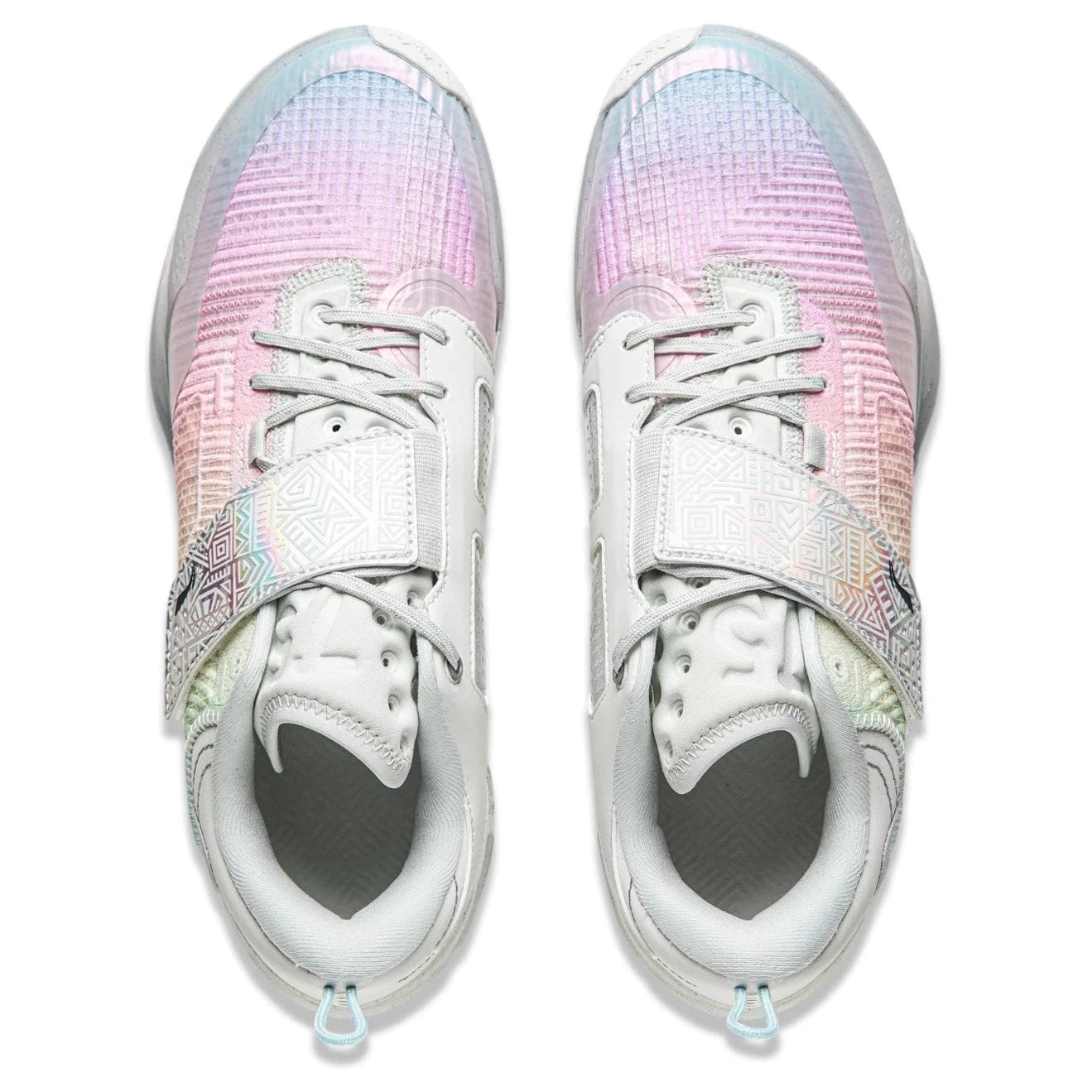 Кроссовки для баскетбола LiNing Wade 808 4 Ultra White Pink Blue - изображение 4