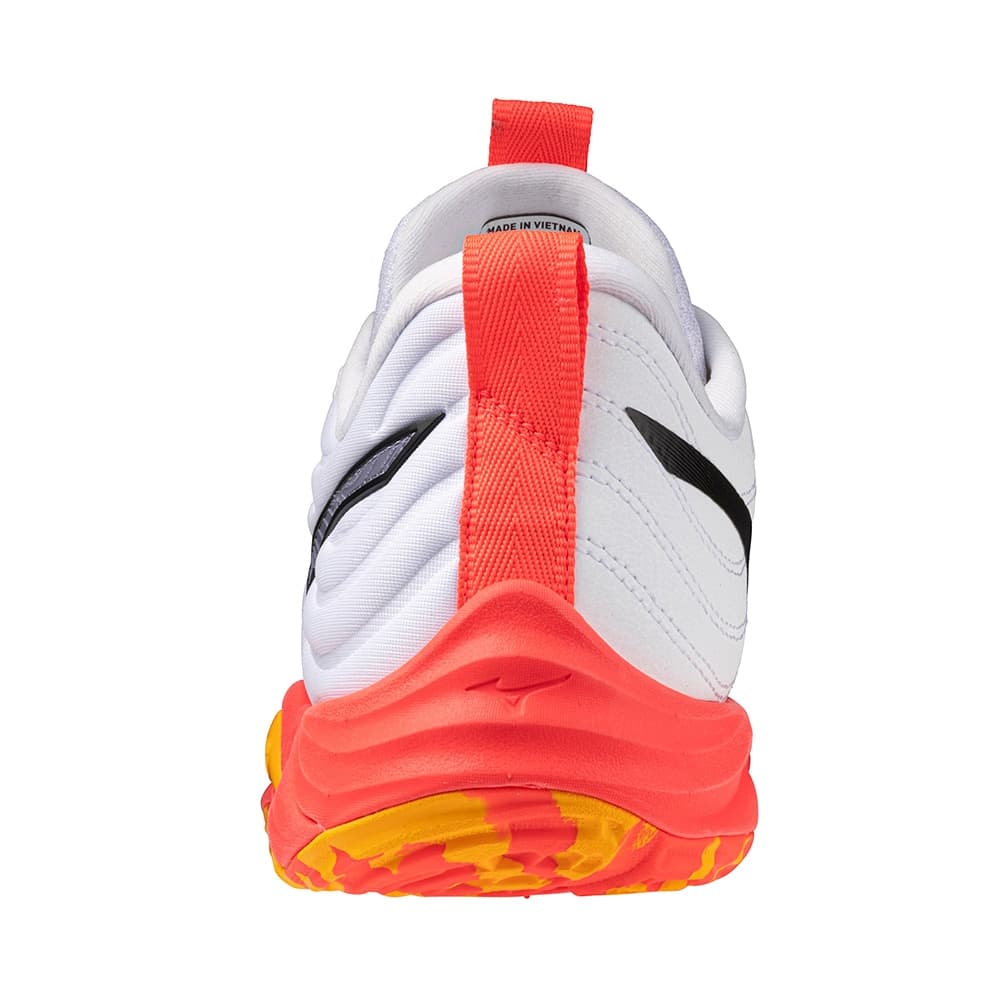 Кроссовки для спортзала Mizuno WAVE MOMENTUM ELITE Искусственная кожа Низкие кроссовки для тренировок Унисекс Оранжевый - изображение 4