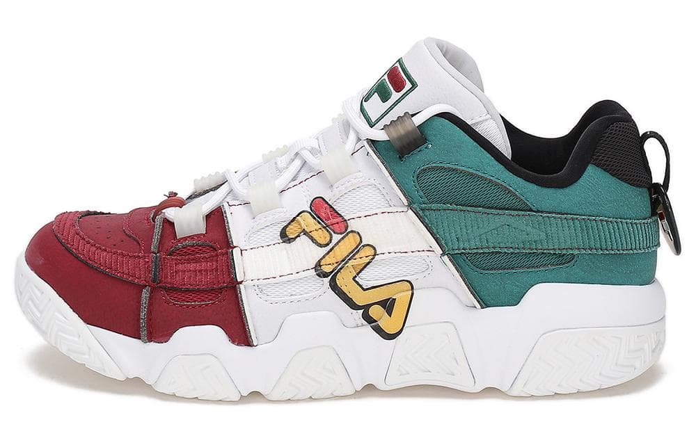 Ретро баскетбольные кроссовки FILA Fusion Retro Basketball Shoes White Red - изображение 1