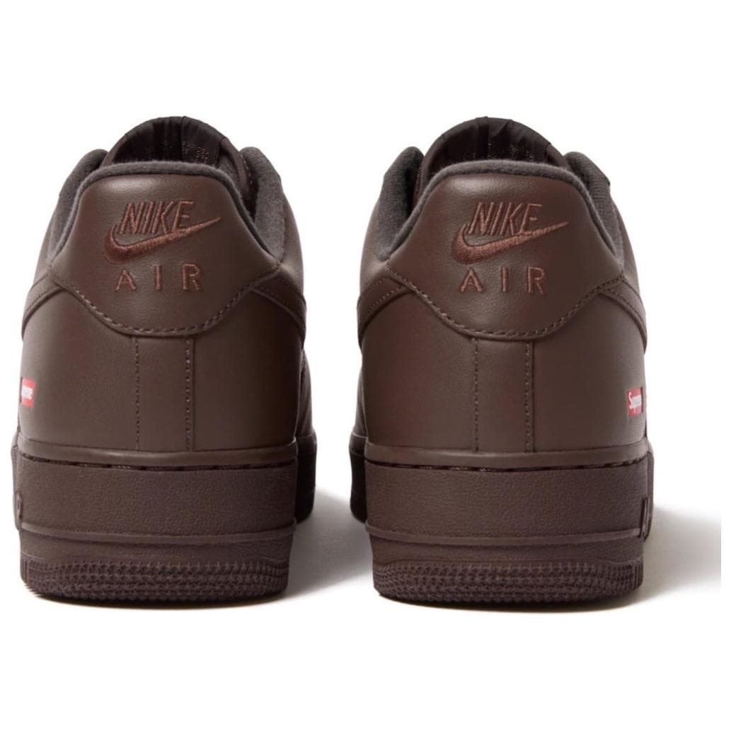 Кроссовки Supreme x Nike Air Force 1 Low "Baroque Brown" — фото 4