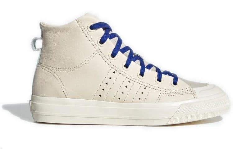 Кроссовки adidas Nizza Hi White Brown - изображение 2