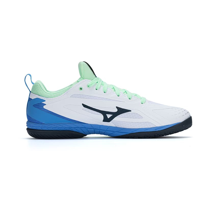 Кроссовки для спортзала Mizuno Амортизация Противоскользящие Низкие Кроссовки для Тренировок Унисекс Белый Зеленый Синий - изображение 2