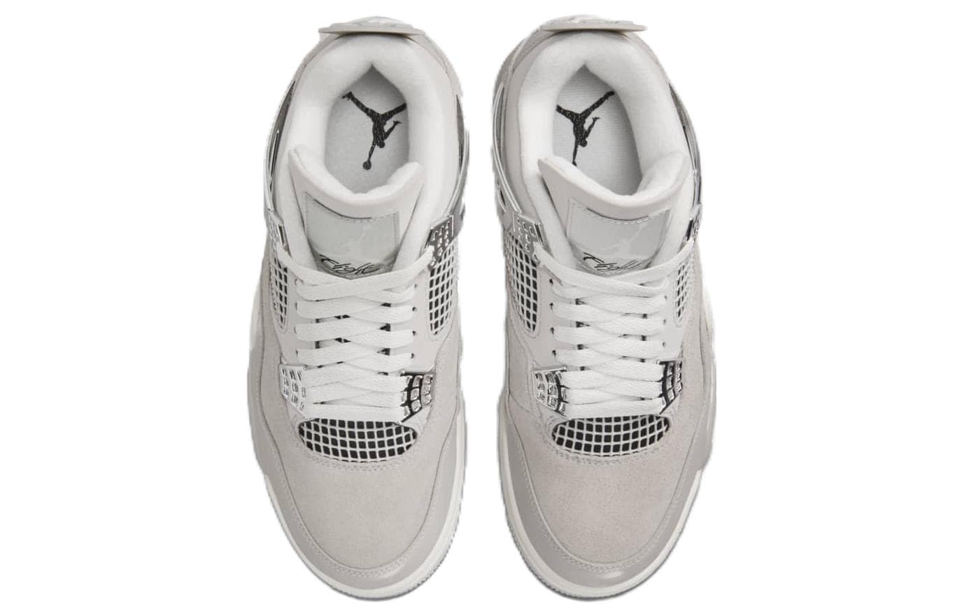 Ретро баскетбольные кроссовки Jordan Air Jordan 4 "Light Iron Ore" "Frozen Moments" - изображение 4