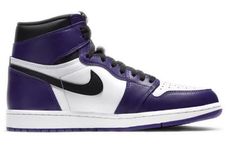 Ретро баскетбольные кроссовки Jordan Air Jordan 1 "Court Purple" - изображение 2