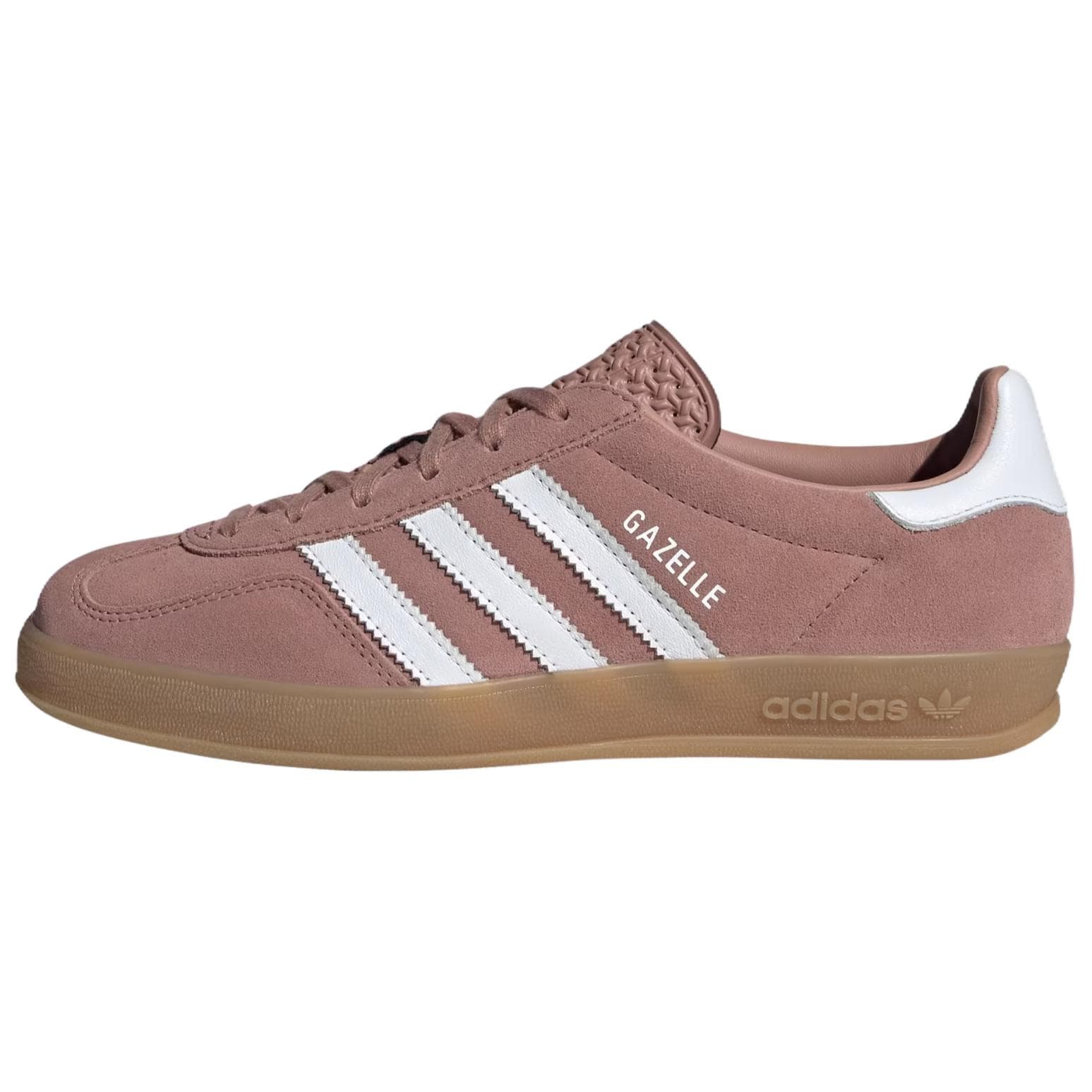 Кроссовки Adidas Originals GAZELLE INDOOR Удобный And Легкий Low Топ Скейтборд Обувь Женские Розово-белый - изображение 1