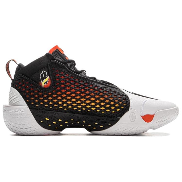 Кроссовки для баскетбола Li-Ning Way of Wade 5 Ultra Bouncy Technology Амортизация Стабильный Поддержка Покрытие Удобный Амортизация Противоскользящий Износостойкий Дышащий Oтскок Сцепление Мид-топ Баскетбольные кроссовки Мужской Черный белый - изображение 2