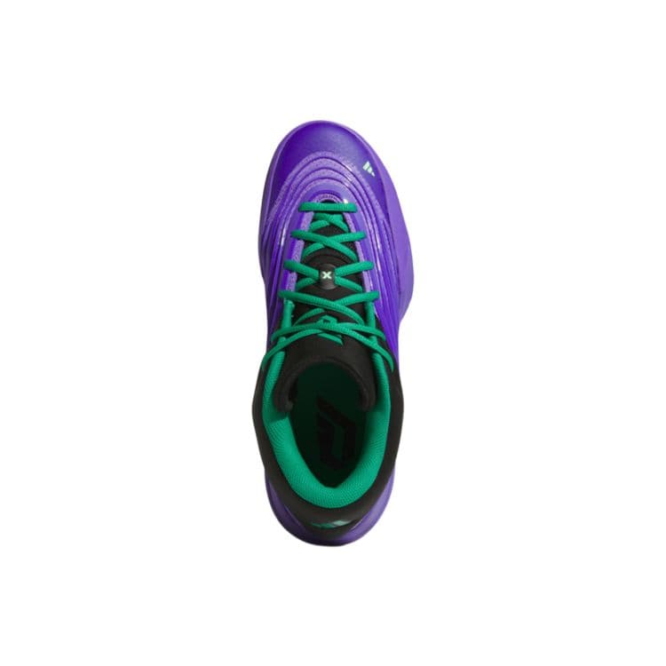 Кроссовки для баскетбола Adidas Dame 10 Low Баскетбольные кроссовки Мужские Фиолетовые Черные - изображение 3