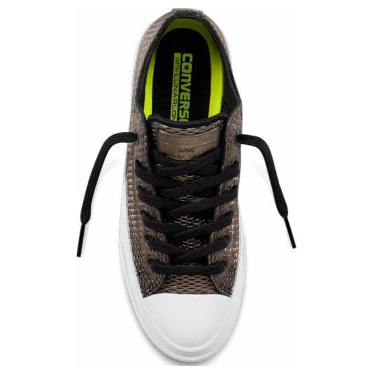 Кроссовки Converse All Star Удобный Противоскользящая износостойкая Лоу-топы Повседневная обувь для скейтборда Женская Черный - изображение 2
