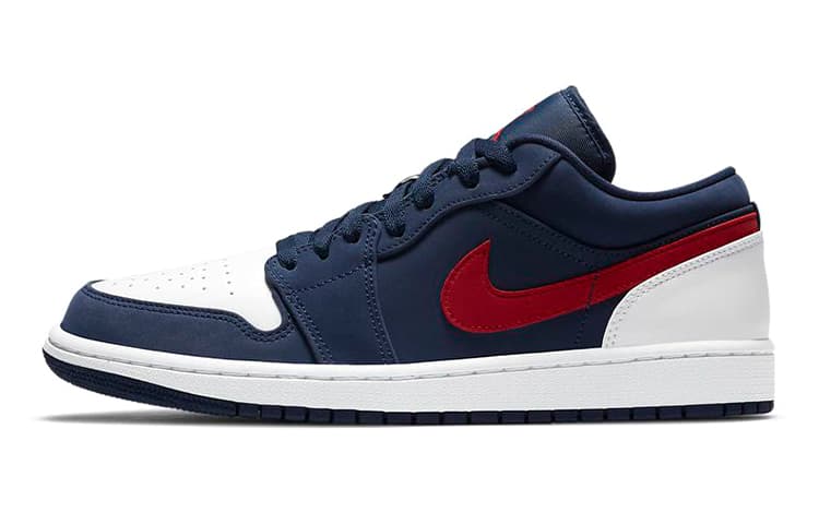 Ретро баскетбольные кроссовки Jordan Air Jordan 1 Low "USA"