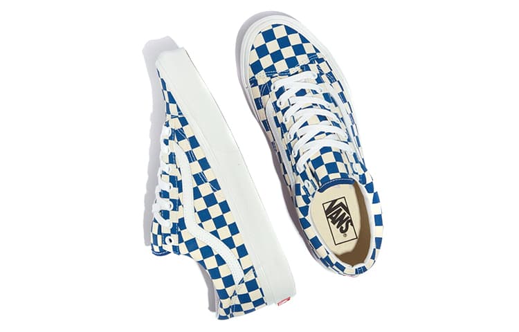 Кеды Vans Style 36 Checkerboard Blue - изображение 3