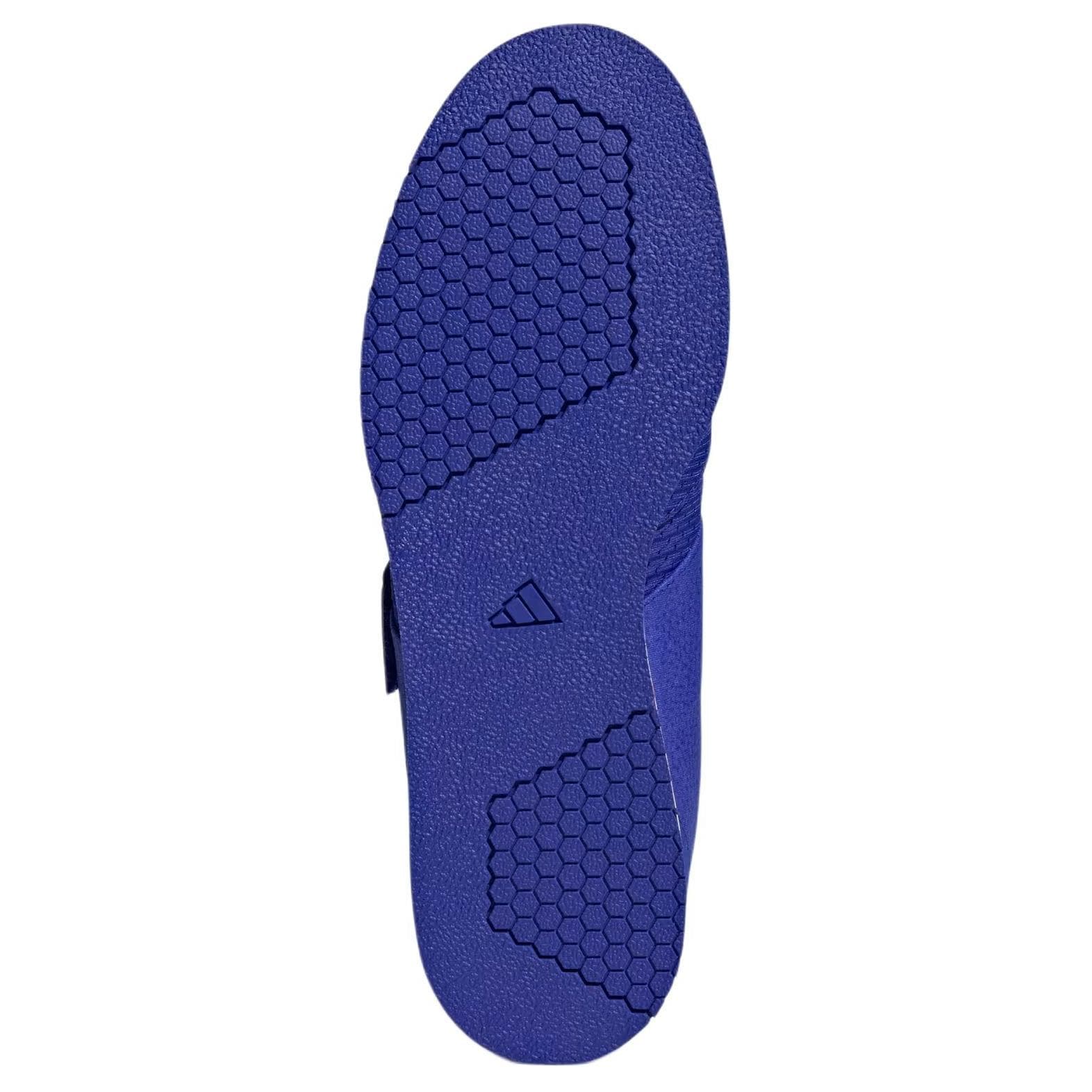Кроссовки для спортзала Adidas Powerlift противоскользящие устойчивые к истиранию низкие кроссовки для тренировок унисекс синие - изображение 5