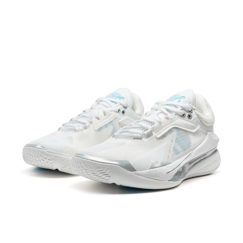 Кроссовки для баскетбола XTEP Spirit Strike PRO Low Топ Баскетбольные кроссовки Мужской Классический Белый - изображение 3
