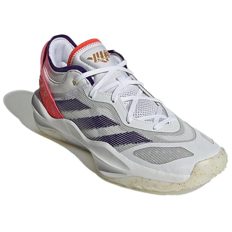Кроссовки для баскетбола Adidas Adizero Select 2,0 Low Топ Баскетбольные кроссовки Унисекс Серый Красный - изображение 4