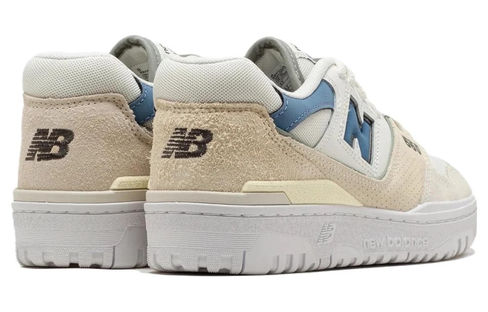 Ретро баскетбольные кроссовки New Balance 550 Grey Blue - изображение 4