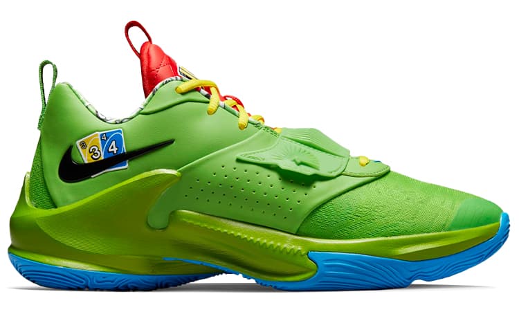 Кроссовки для баскетбола uno x Nike Freak 3 Low Green - изображение 2