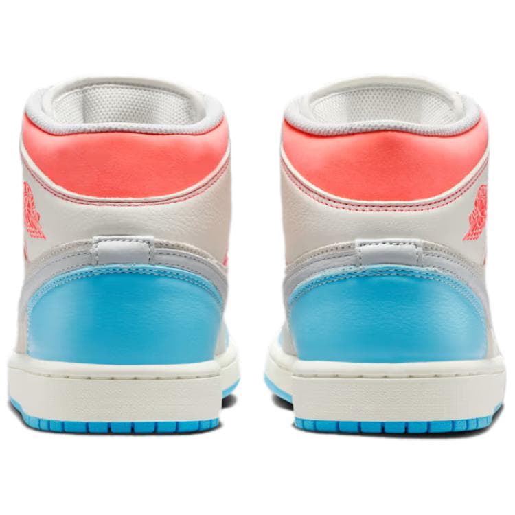 Ретро баскетбольные кроссовки Jordan Air Jordan 1 Support MID Vintage Баскетбольные Кроссовки Женские Белые Синие - изображение 5