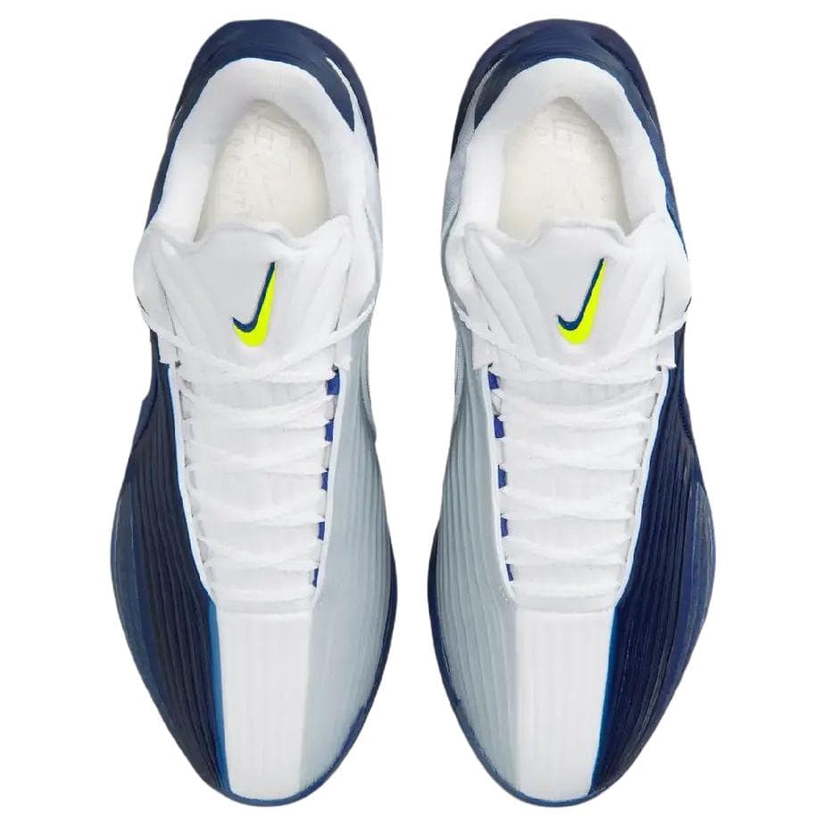Кроссовки для баскетбола Nike GT Cut 3 Turbo Ткань Low Топ Баскетбольные кроссовки Унисекс Сине-белый - изображение 3