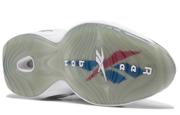 Ретро баскетбольные кроссовки Reebok Question Mid "25th Anniversary" White Silver - изображение 6