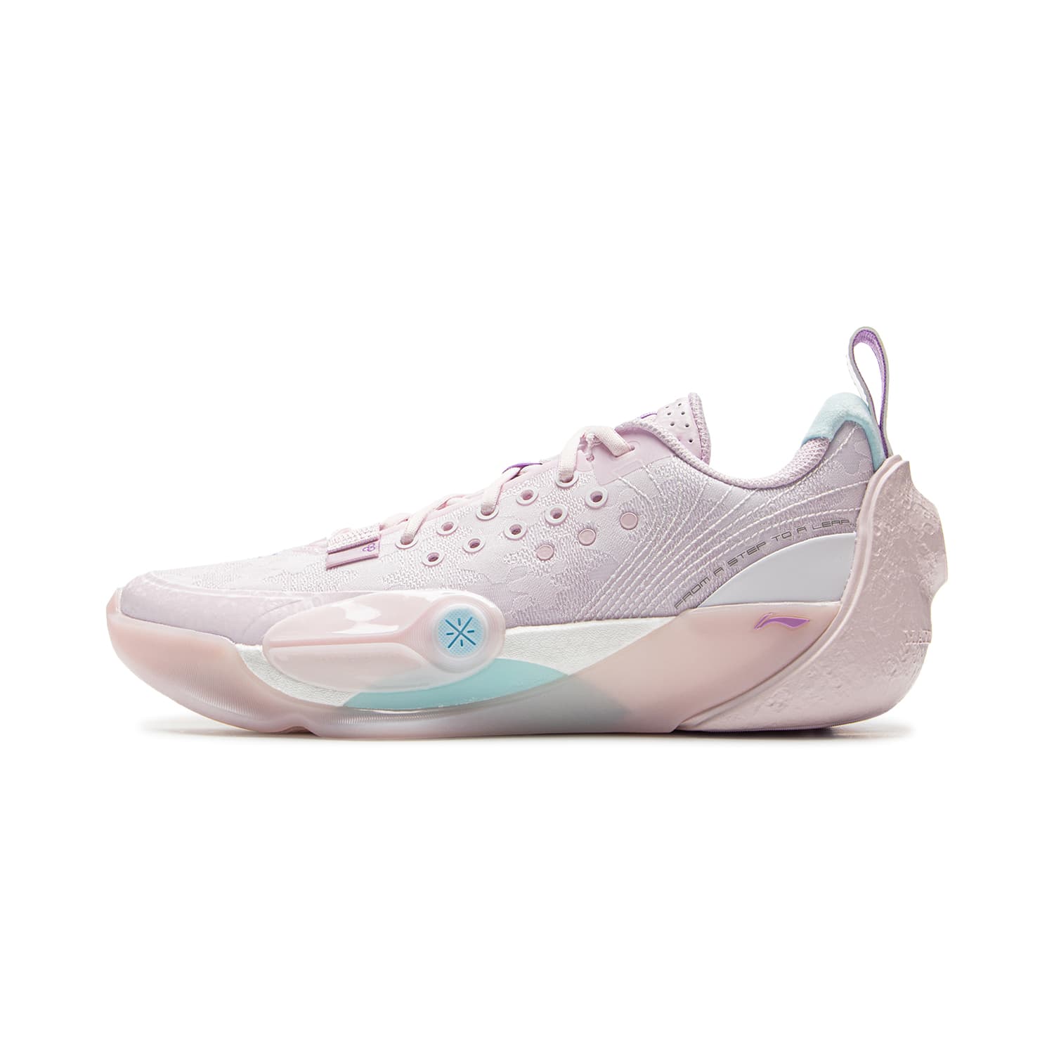 Кроссовки для баскетбола Li-Ning All City 13 с технологией BENG по всей стопе, низкие баскетбольные кроссовки для мужчин, фиолетово-розовые - изображение 1