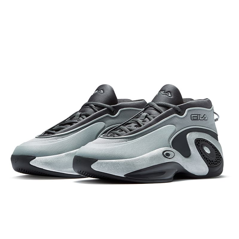 Кроссовки для баскетбола FILA FUSION GH3 Low Топ Баскетбольные кроссовки Мужской Серый - изображение 2