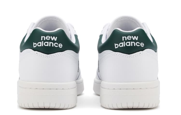 Ретро баскетбольные кроссовки New Balance 480 White Green - изображение 4