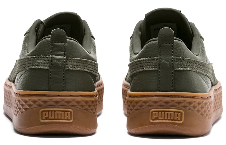 Кроссовки PUMA Smash Platform Olive - изображение 5
