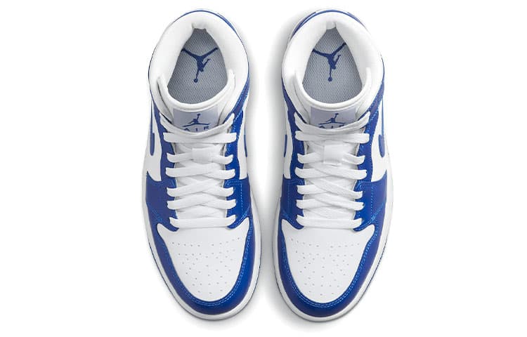 Ретро баскетбольные кроссовки Jordan Air Jordan 1 Mid "Kentucky" - изображение 4