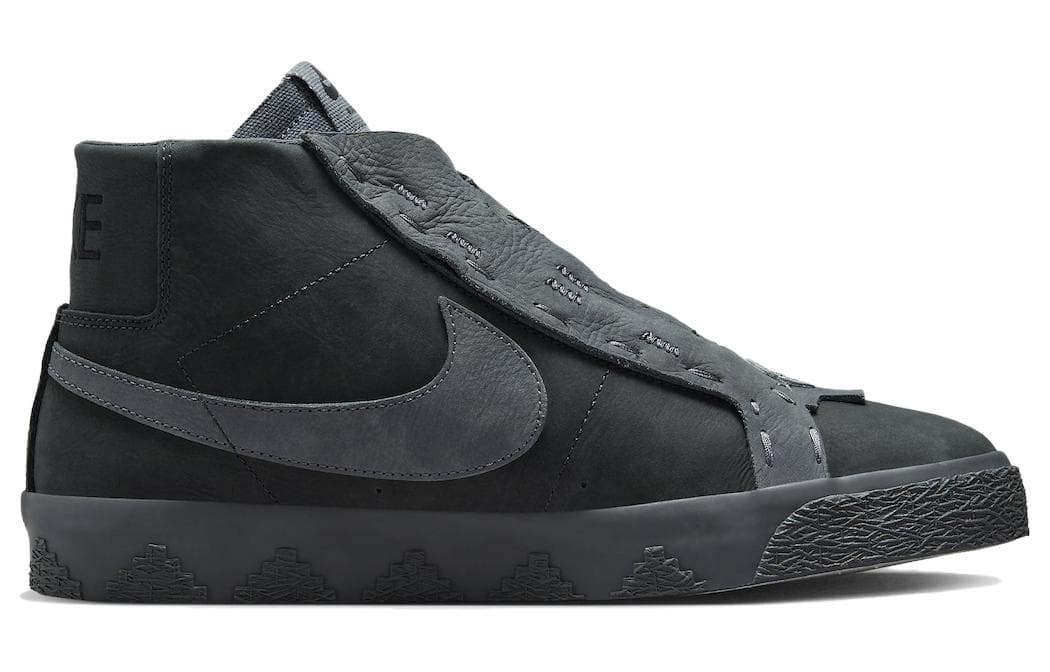Кроссовки Di'Orr Greenwood X Nike SB Zoom Blazer Антислиповый MID Скейтборд Обувь Мужская Серый - изображение 2