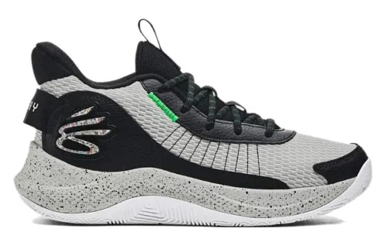 Кроссовки для баскетбола Under Armour Curry 3Z7 Устойчивые к истиранию MID Баскетбольные кроссовки Мужские Серый Черный - изображение 2