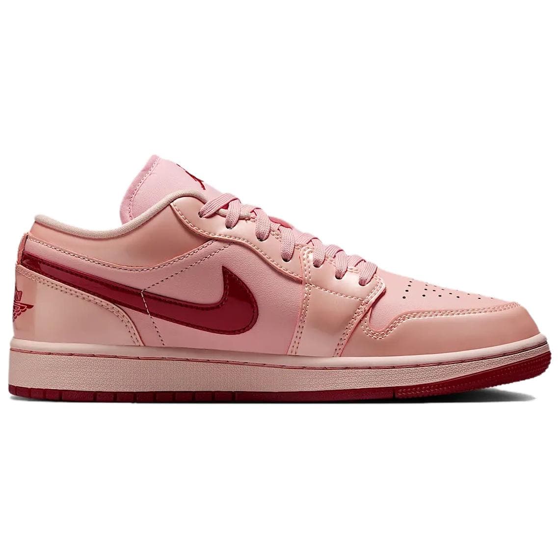 Ретро баскетбольные кроссовки Jordan Air Jordan 1 Low Топ Ретро-баскетбольные кроссовки Женские Розовый - изображение 2