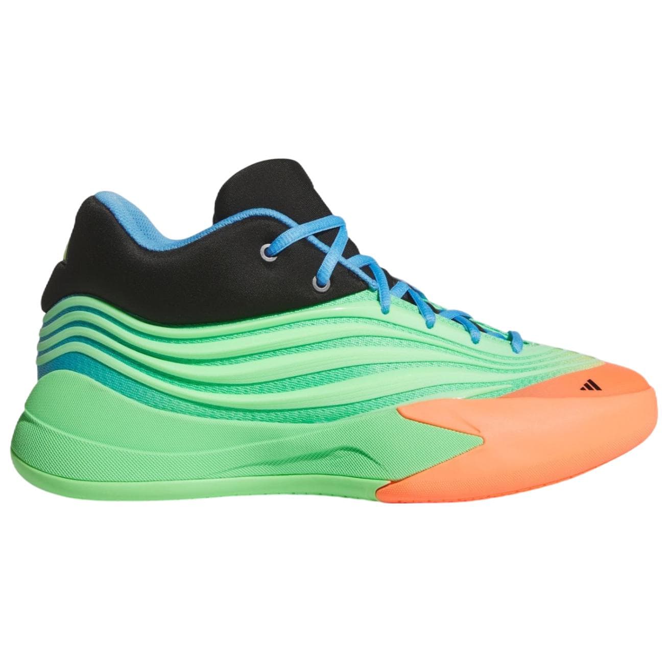 Кроссовки для баскетбола Adidas Dame 10 Противоскользящие Устойчивые к истиранию Низкие Баскетбольные кроссовки Унисекс Зеленый Черный - изображение 2
