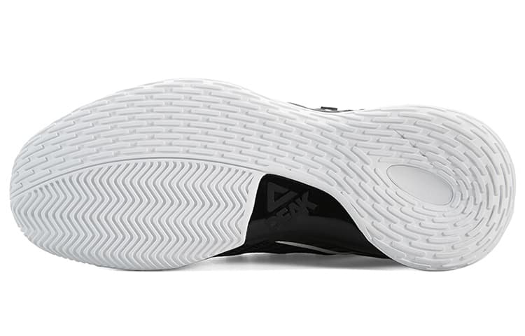 Кроссовки для баскетбола PEAK Mid Basketball Shoes Black White - изображение 6