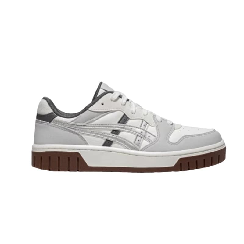 Кроссовки ASICS Court MZ 2,0 Устойчивые к истиранию Низкие Кроссовки для скейтбординга Унисекс Серый Белый - изображение 2